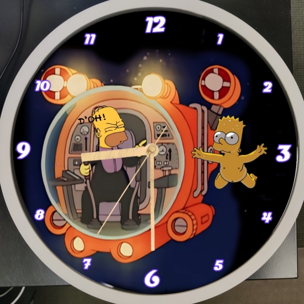 Submarine implosion clock